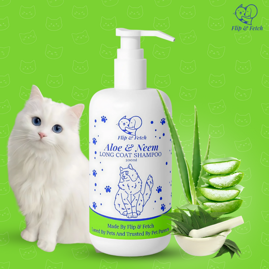 Aloe & Neem Pampering - Long Coat Cat's Shampoo with Conditioner