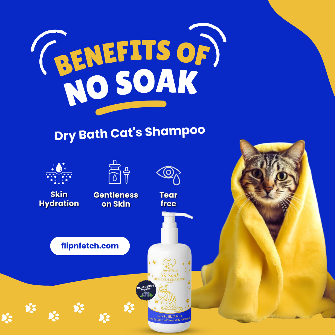 No Soak - Dry Bath Cat's Shampoo