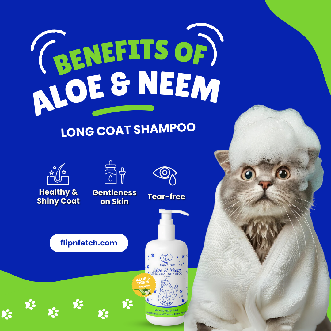 Aloe & Neem Pampering - Long Coat Cat's Shampoo with Conditioner