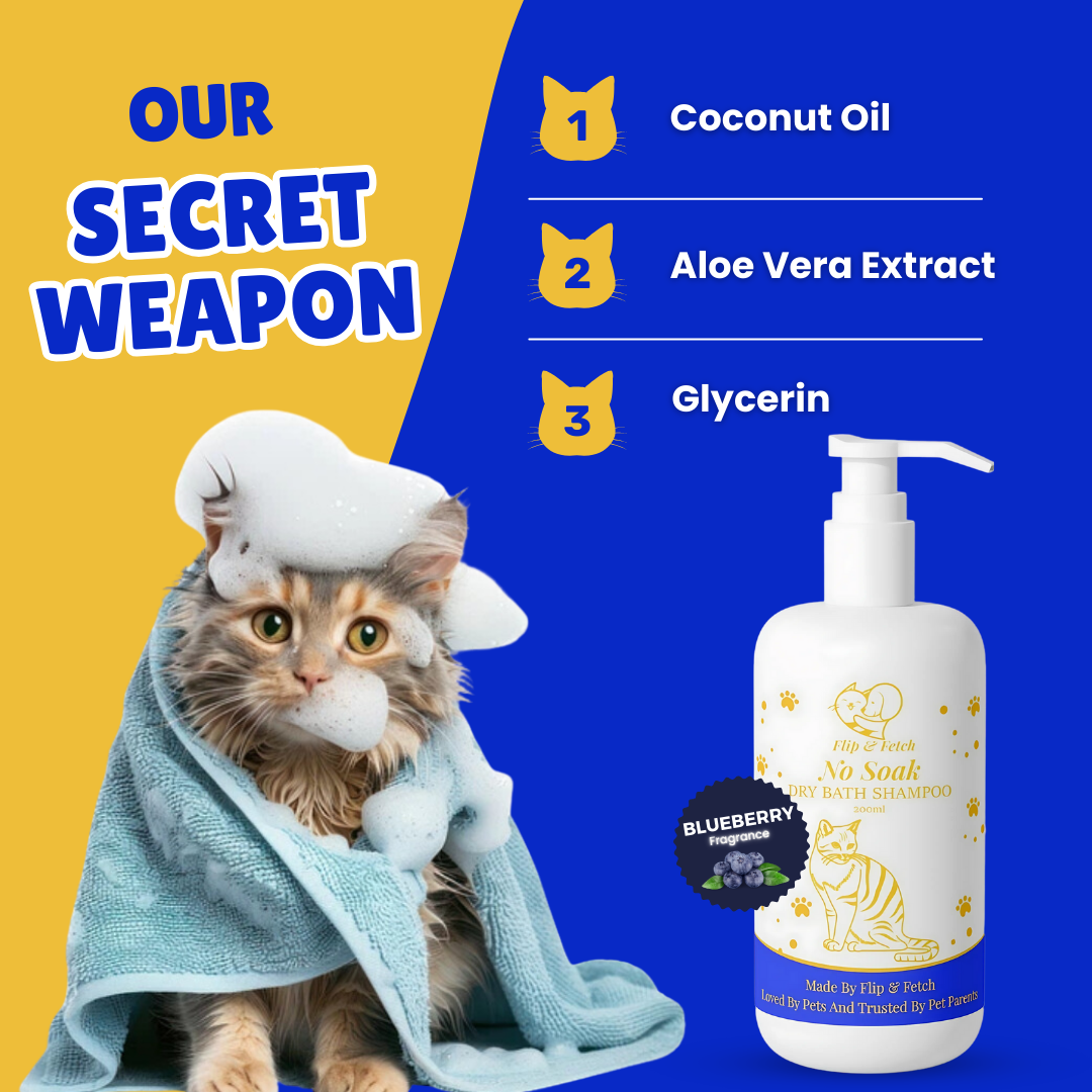 No Soak - Dry Bath Cat's Shampoo