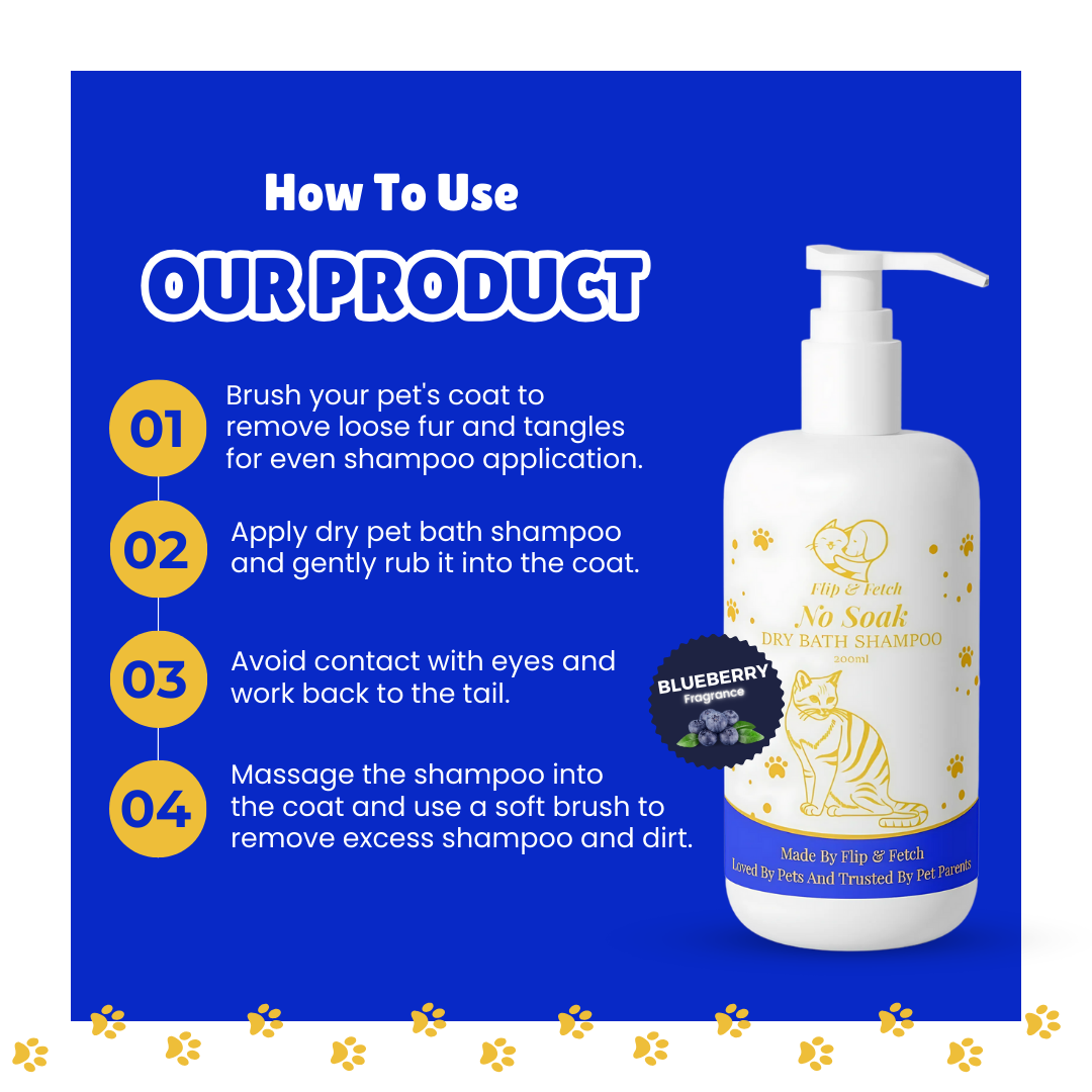 No Soak - Dry Bath Cat's Shampoo