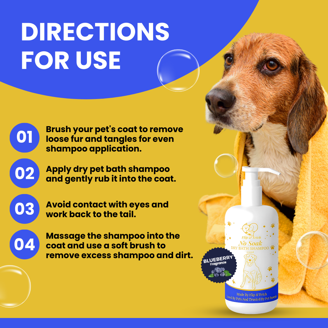 No Soak - Dry Bath Dog's Shampoo