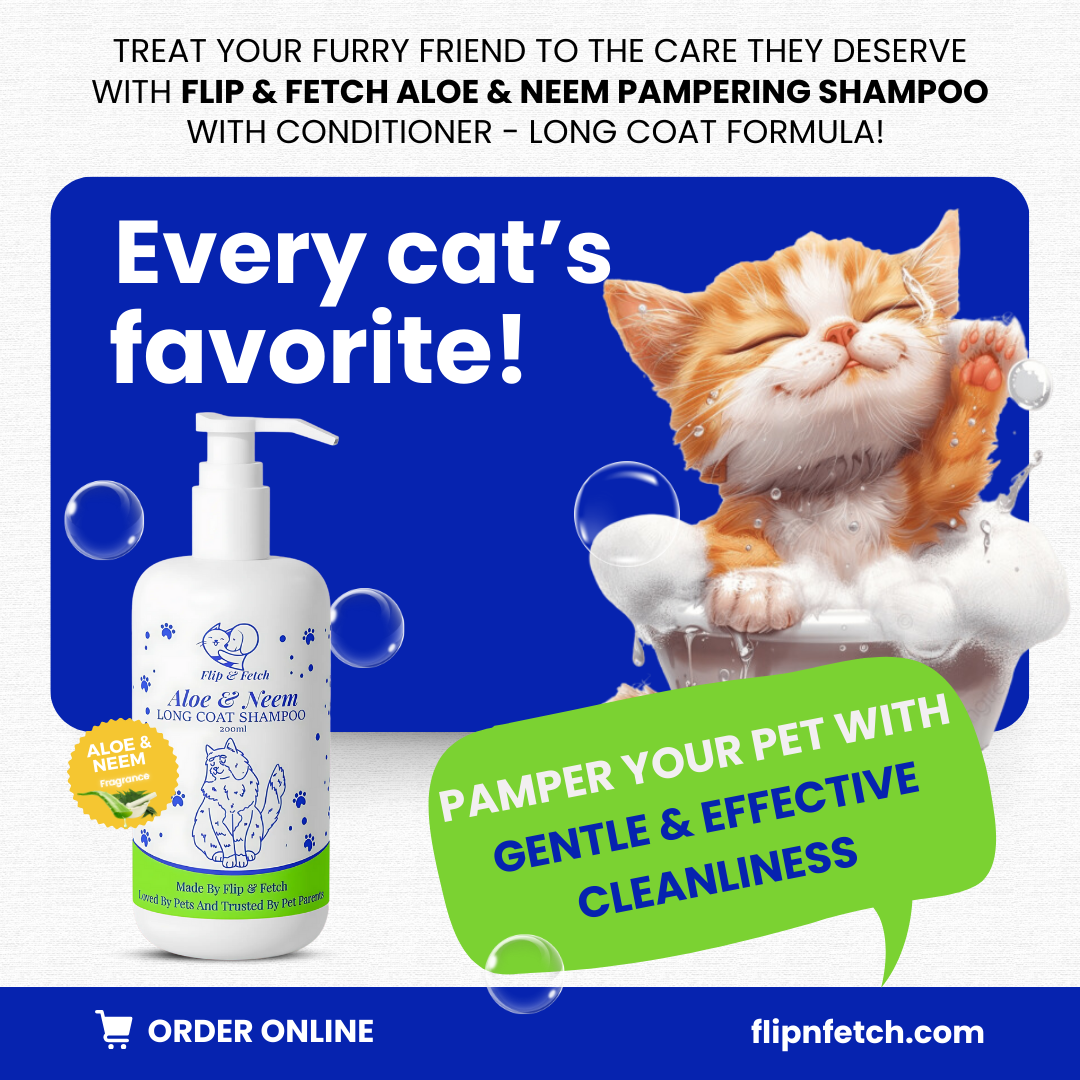 Aloe & Neem Pampering - Long Coat Cat's Shampoo with Conditioner