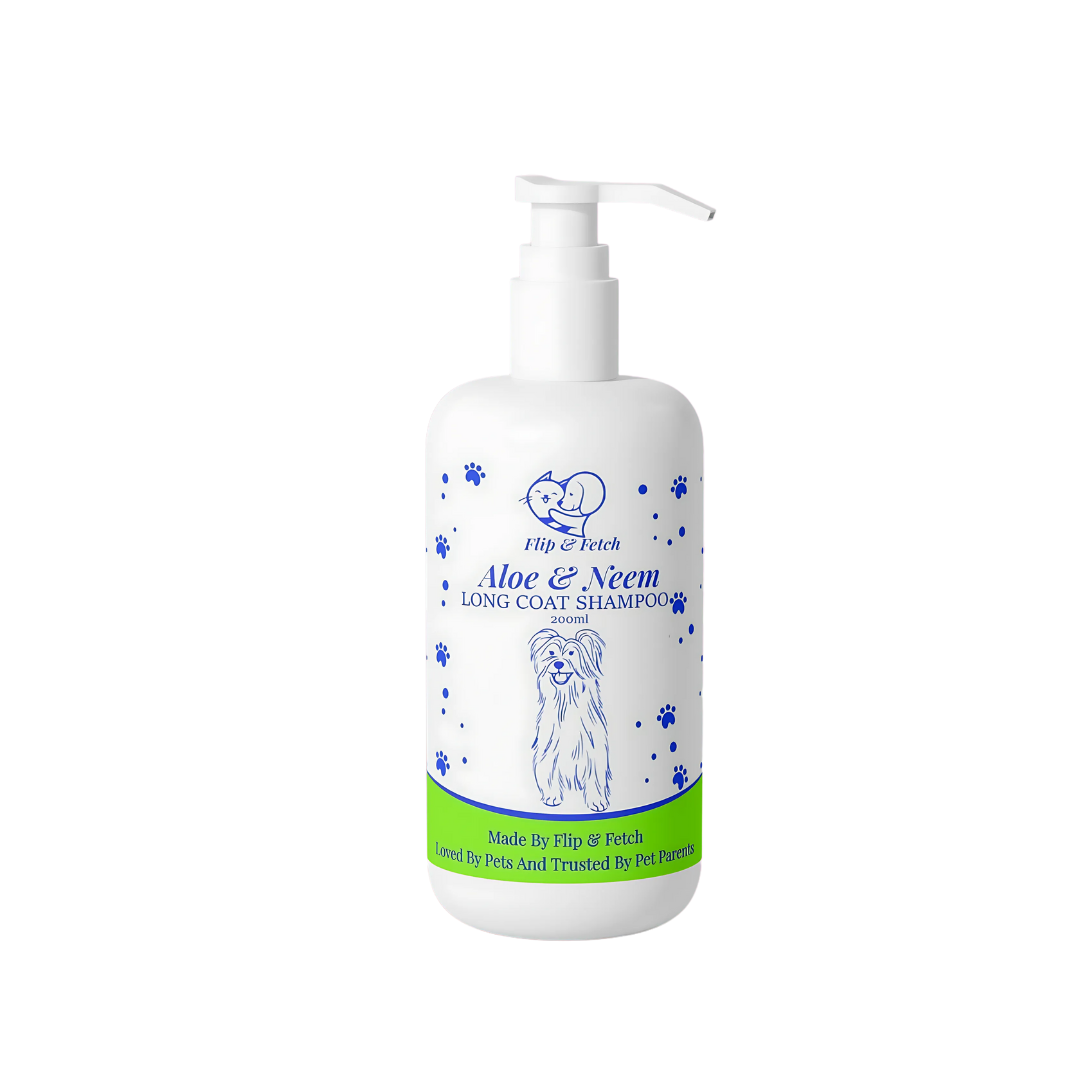 Aloe & Neem Pampering - Long Coat Dog's Shampoo with Conditioner