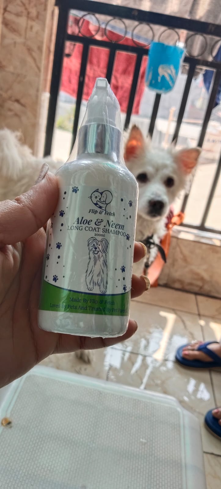 Aloe & Neem Pampering - Long Coat Dog's Shampoo with Conditioner