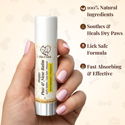 Happy Paw & Nose Balm – 100% Natural, Lick-Safe Protection (5g)