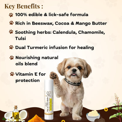 Happy Paw & Nose Balm – 100% Natural, Lick-Safe Protection (5g)